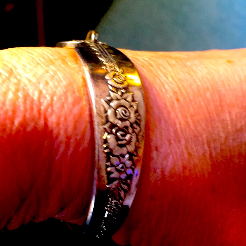 Sterling Silver Handmade Spoon Bracelet
